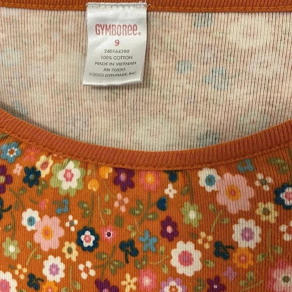Girls Gymboree brand long sleeve play dress size 9